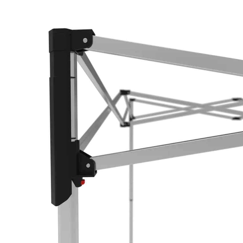 mightyTENT uses engineered plastic connectors to keep costs low.