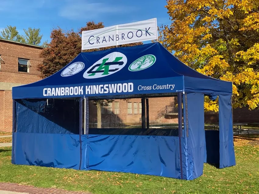 Team Canopy Tent with Walls and Windows to Protect From The Elements