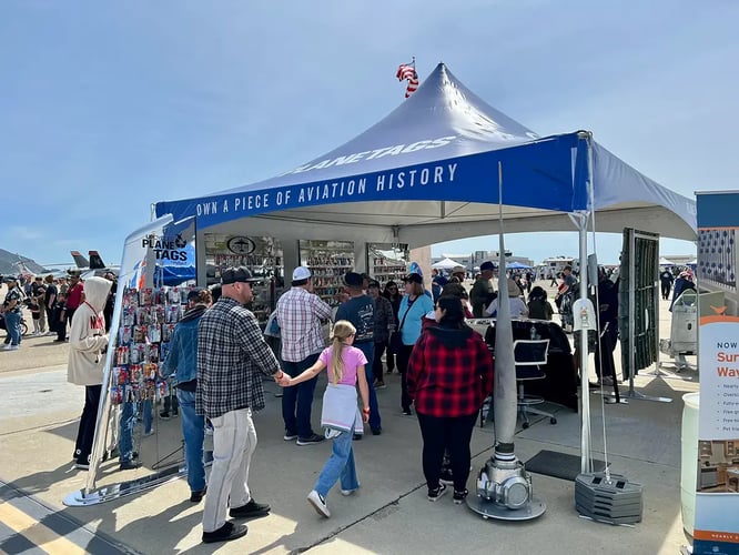 Customizable Event Tent with a High Pitch Canopy for Greater Visibility