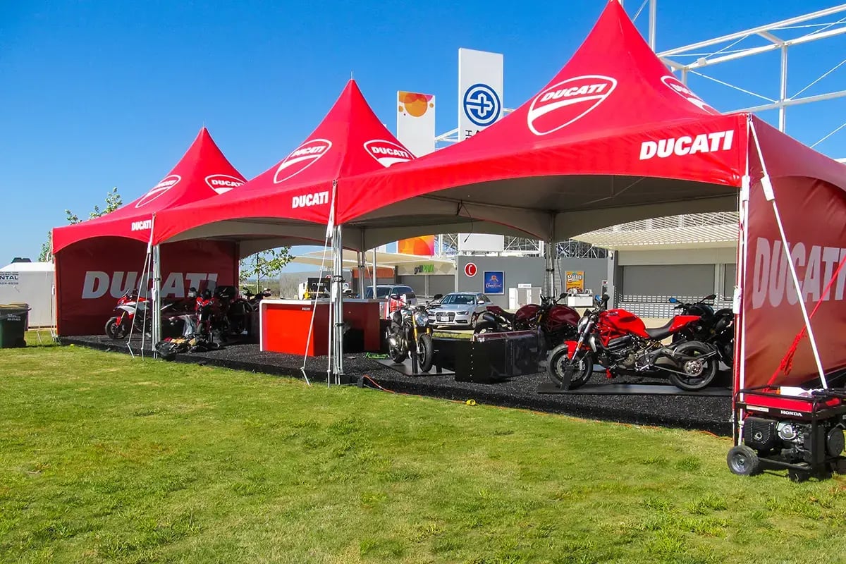 Ducati 20x20 - The E-Series frame tent system