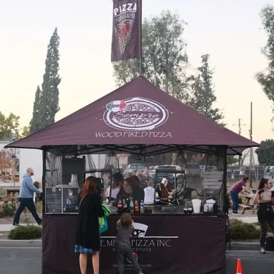 Branded marquee tents