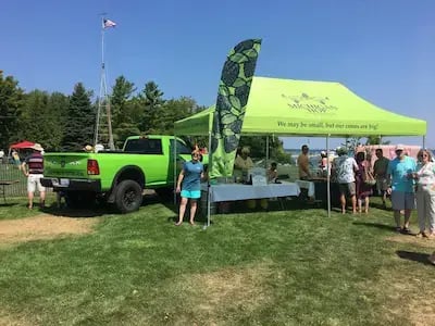 Michigan Hop Alliance 10x20 Festival Tent(1)