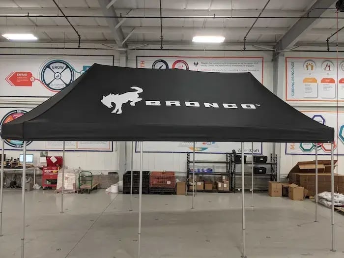 13x30 Custom Canopy Tent Made in USA