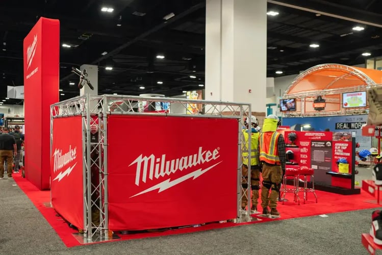 Milwaukee Tools 20x20 Booth