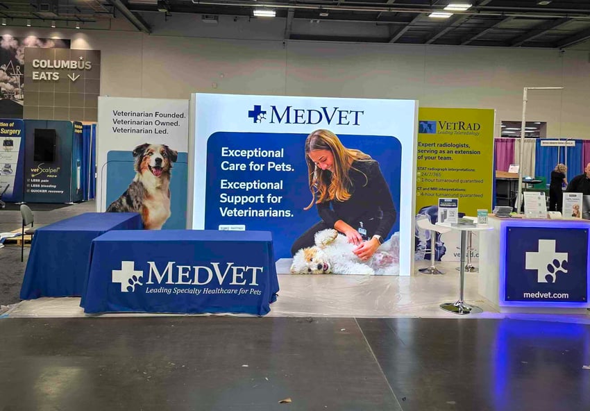 10'x20' Med Vet Custom Exhibit