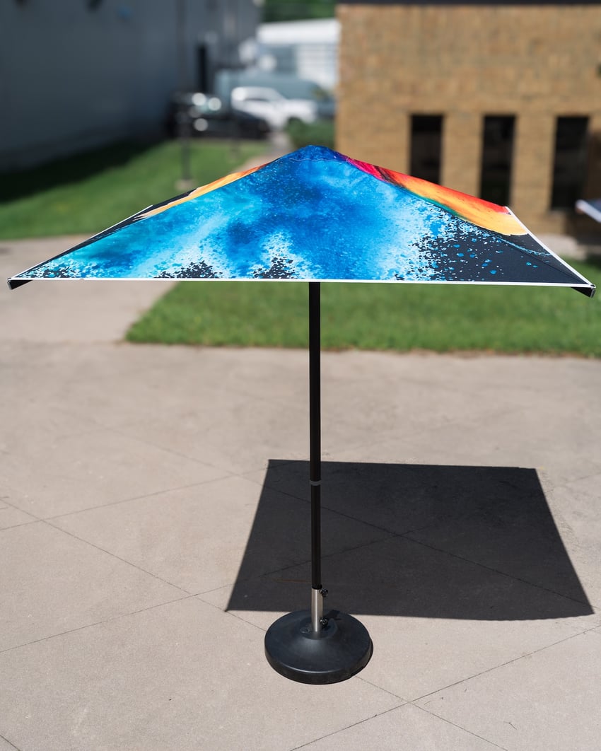 Square MONARCH Umbrella - Custom Printed