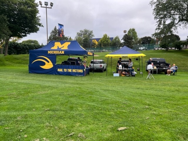 Football Canopy Tents for University of Michigan