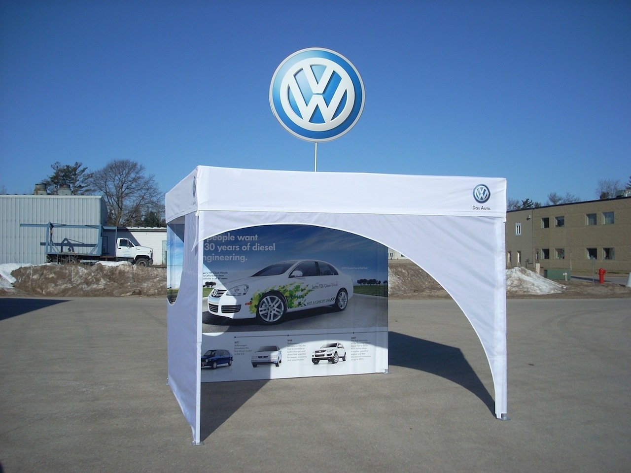 VW Custom 10X10 Pop Up Tent