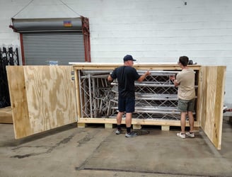 Wooden Crate Large Open