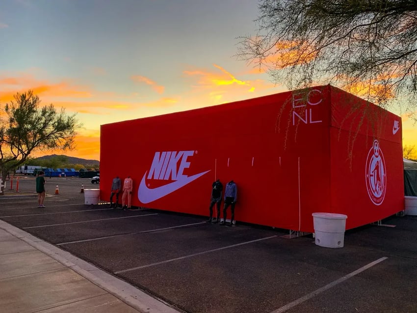 Custom Nike Shoebox Structure