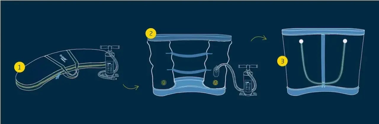 How to Set Up Your Inflatable Counter