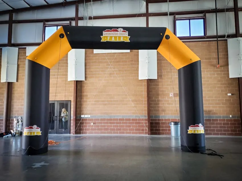 Inflatable Arch for Washington County Fair