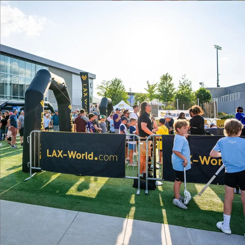 Inflatable Arch for Lacrosse Event