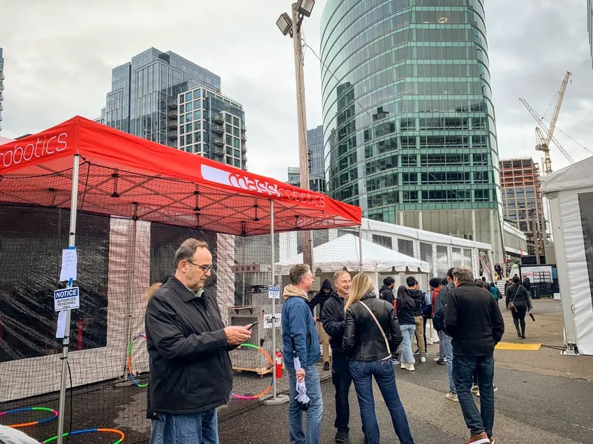 10x20 Netted Drone Enclosure for Outdoor Event