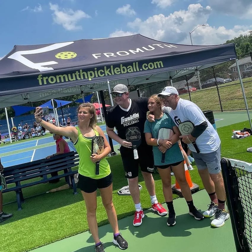 Sporting Event Canopy For Pickleball Teams