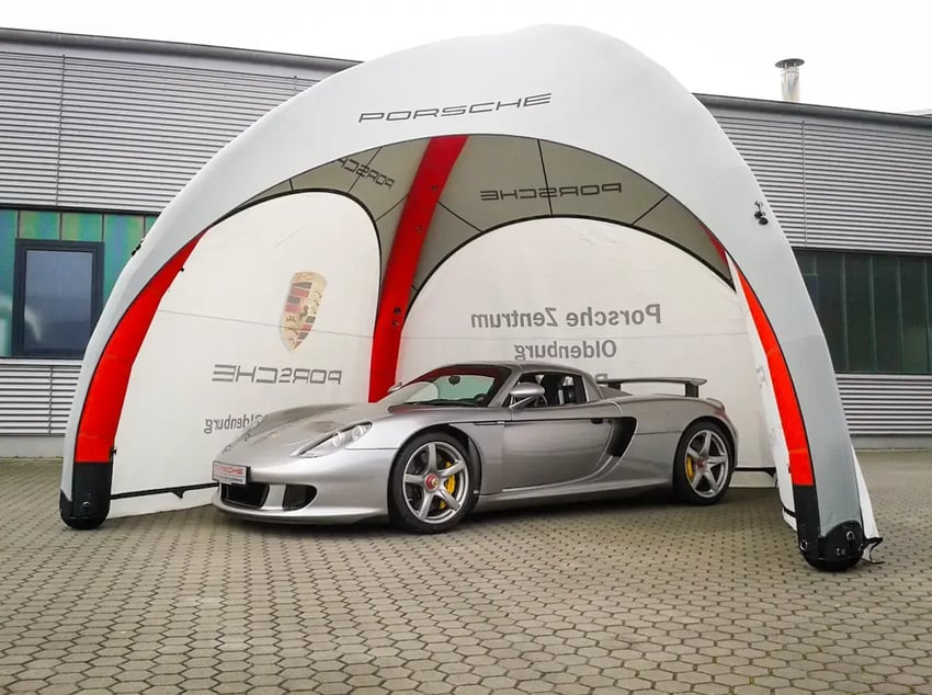 Inflatable GYBE Tent for Porsche Event