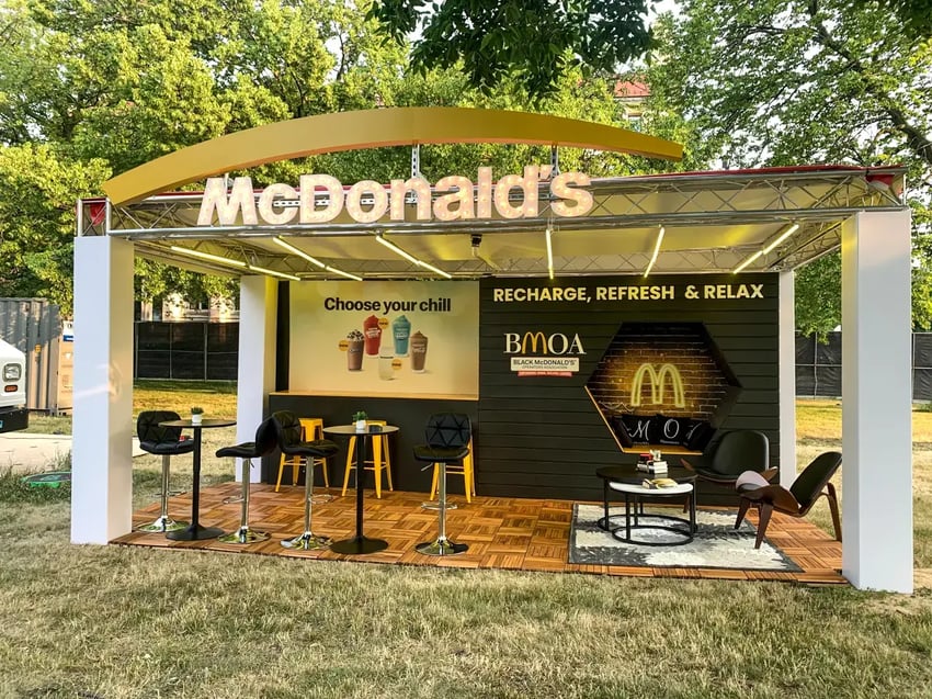 Custom Truss Structure for a McDonald's Activation