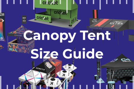 Which Size Custom Canopy Tent Do You Need? Sizing Guide (+Helpful Charts)