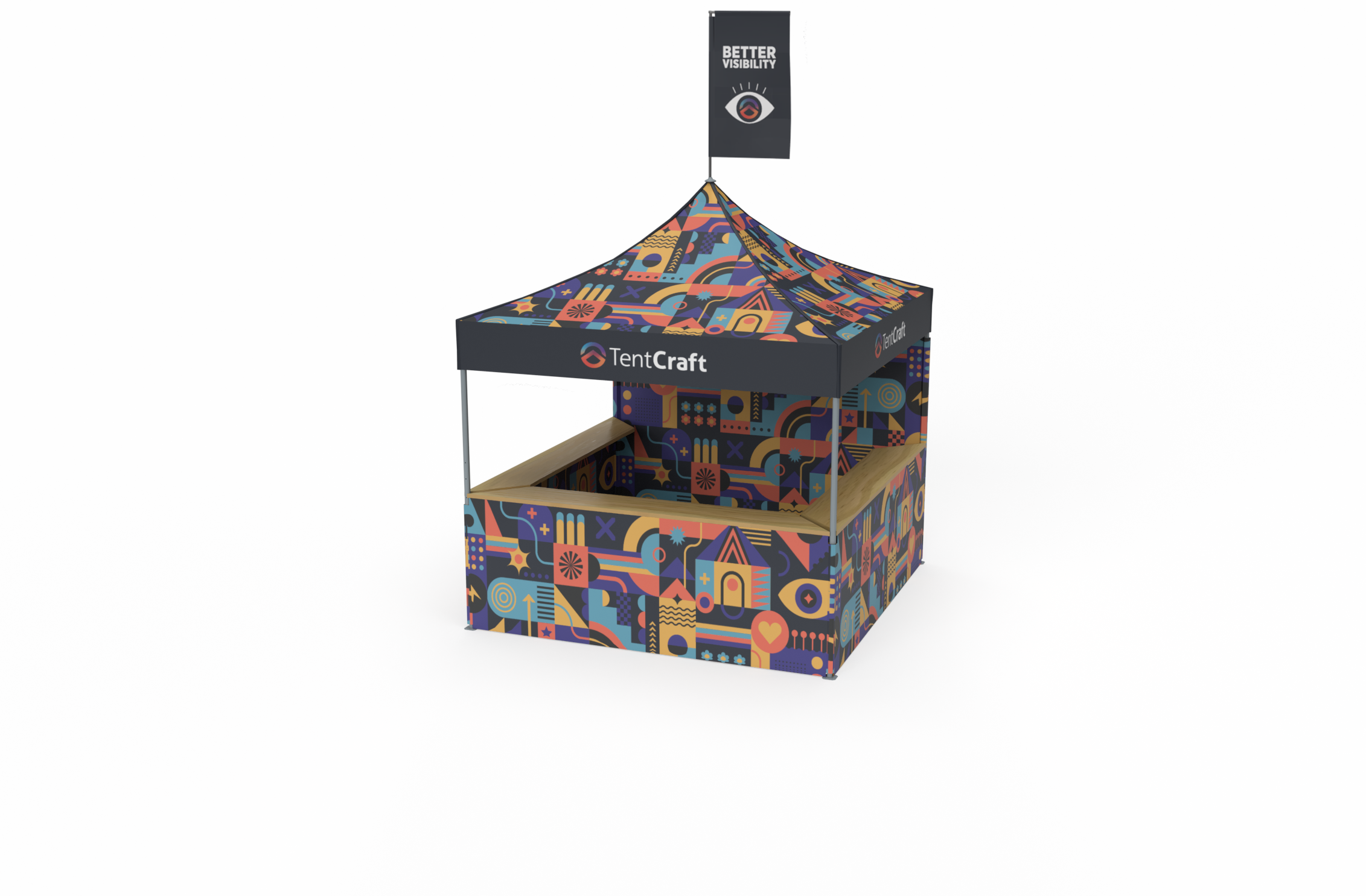 10'x10' MONARCHTENT W/ 3 Counters