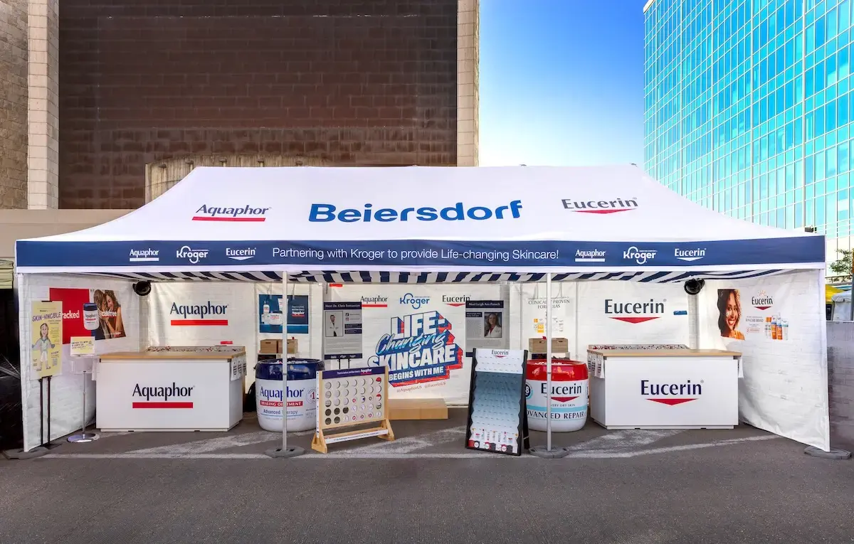 10'x30' Heavy-Duty Pop-Up Tent - Custom Printed Canopy - MONARCHTENT Standard Peak