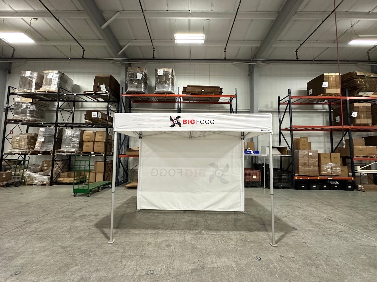 5'x10' MONARCHFLATROOF - Heavy-Duty Flat Top Pop Up Canopy Tent