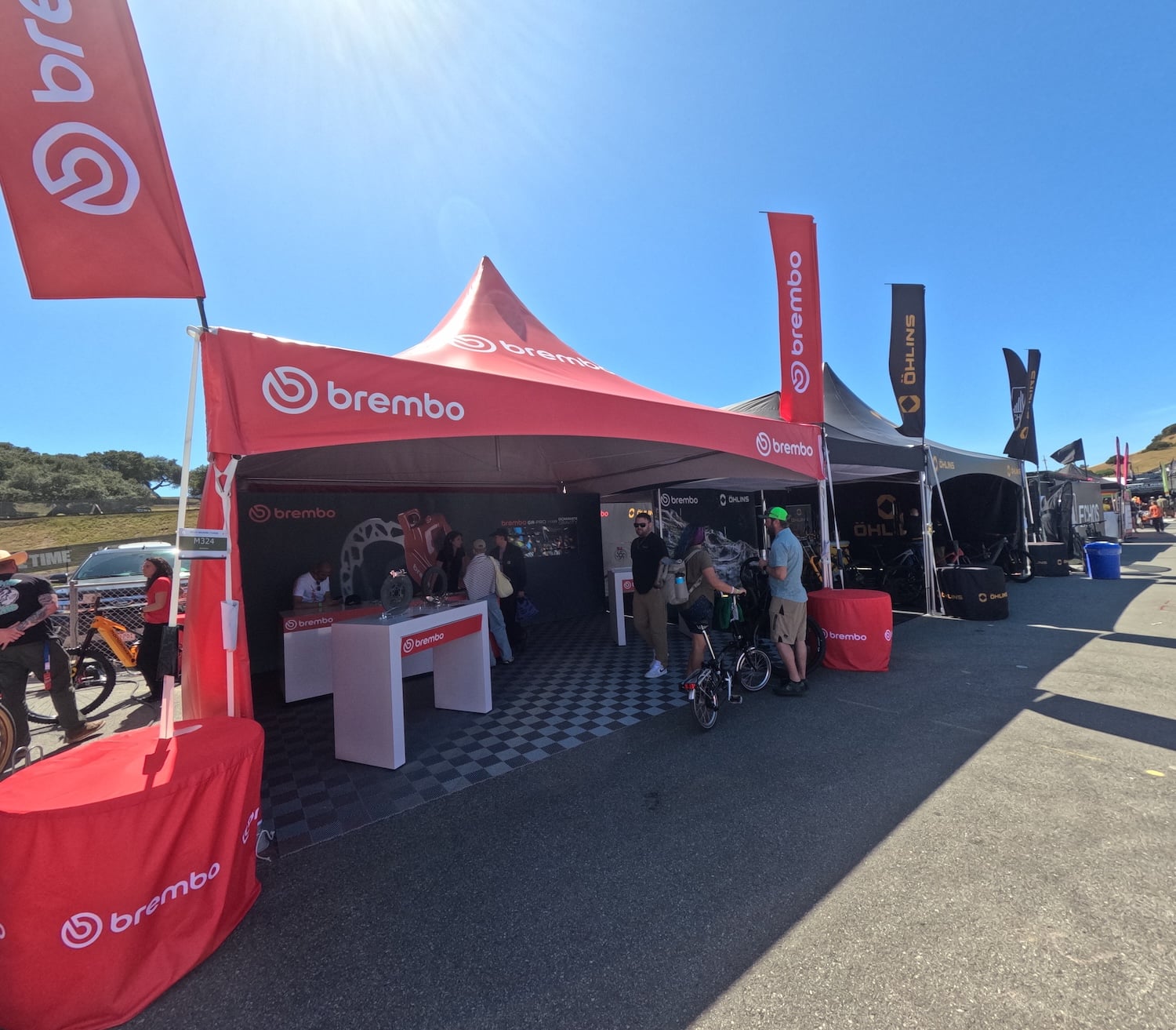 Brembo & Ohlins 20x20 Frame Tent