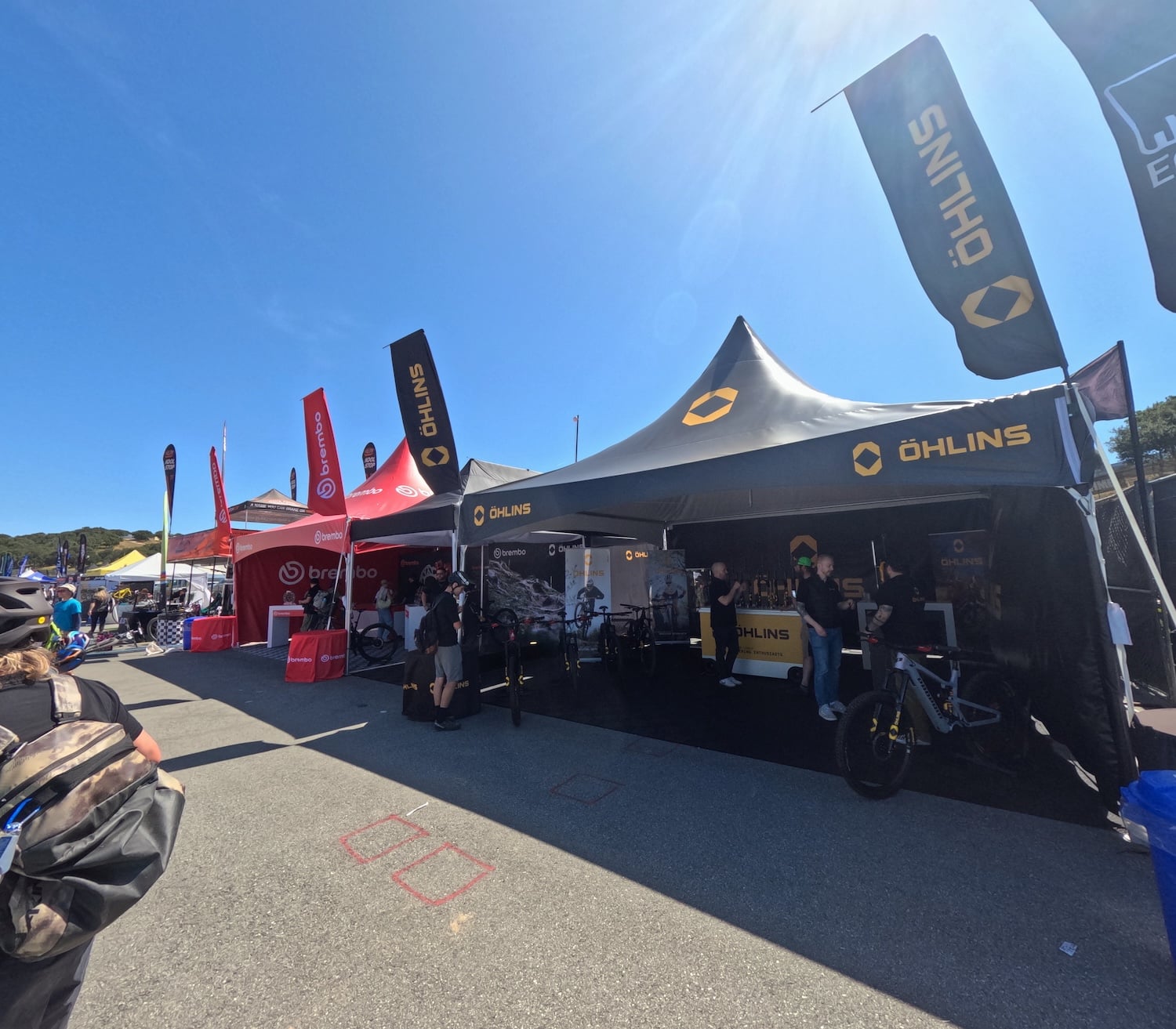 Brembo and Ohllins E-Series with Flags