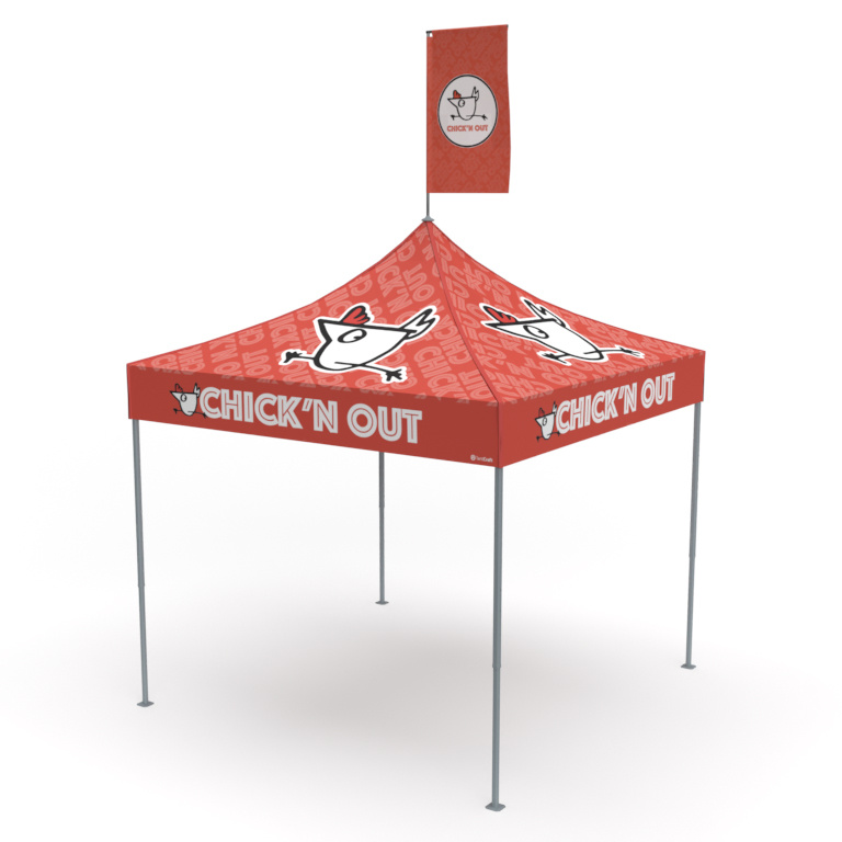 Chick'n Out 10x10 Pop-up Vendor Tent
