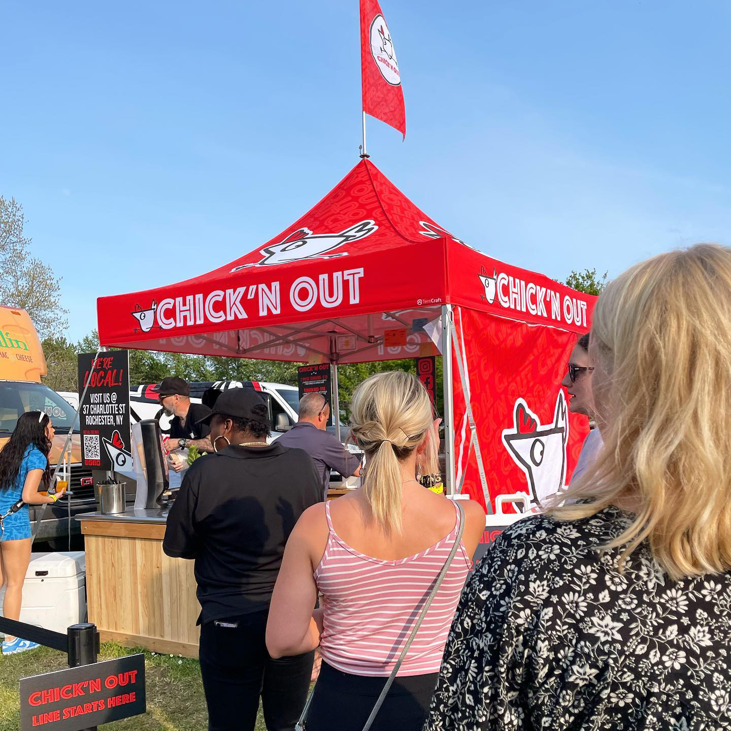 Chick'n Out 10x10 Pop-up Vendor Tent