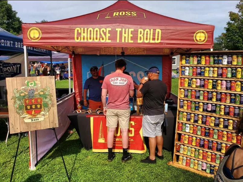 Ross Brewing Company Festival Tent