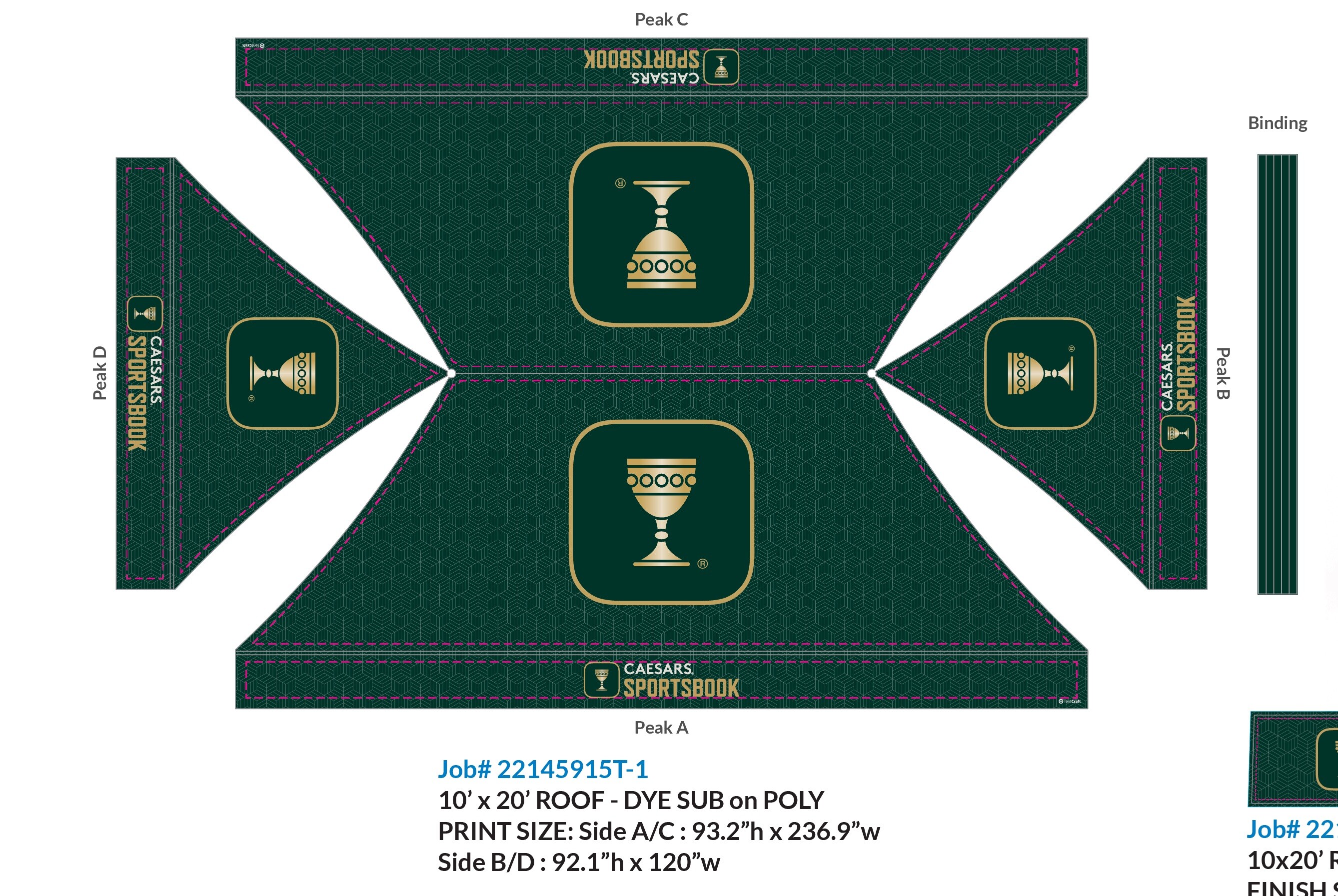 Caesars Sportsbook Event Activation Assets