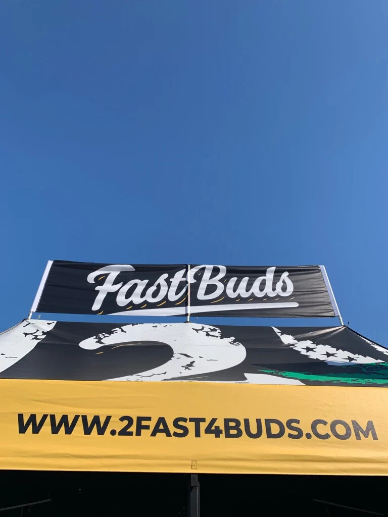 Custom 10x20 Canopy Tent for Fast Buds