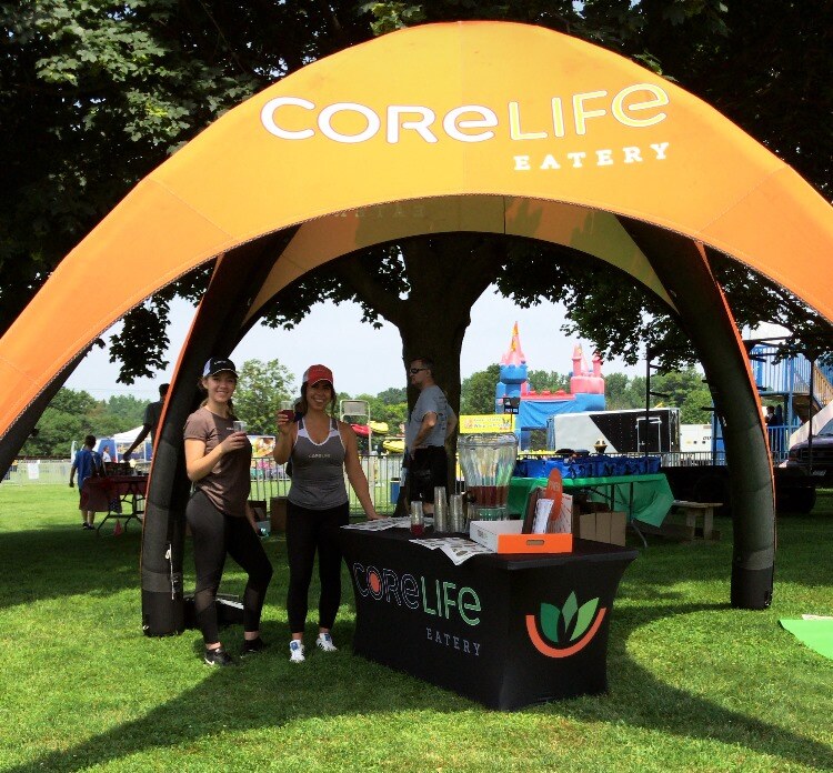 Core Life Eatery Sampling Inflatable Tent