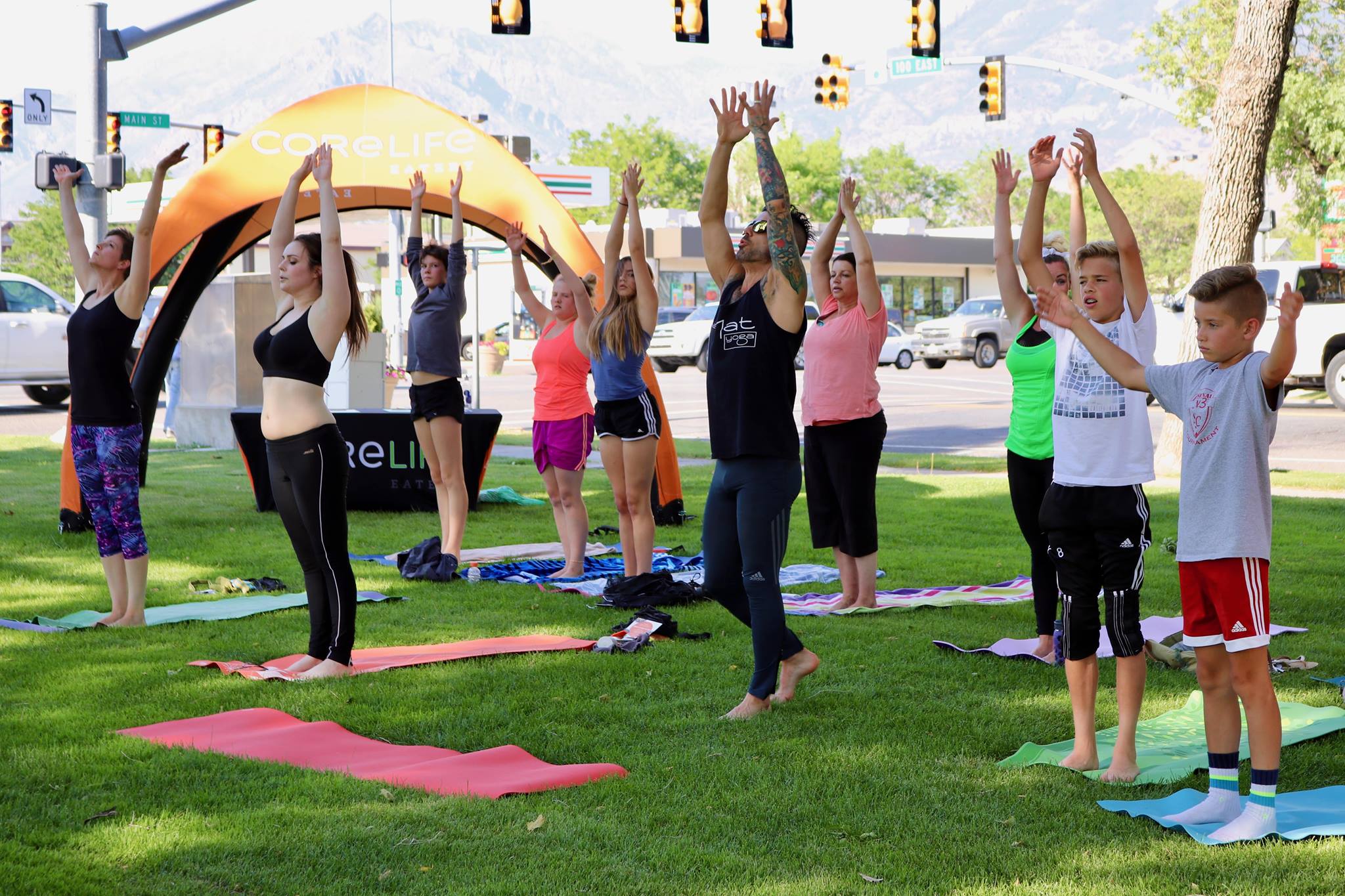 Core Life Eatery Sampling Inflatable Tent