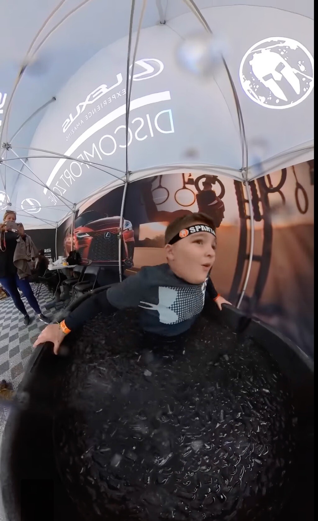 Lexus Discomfort Zone Tent At Spartan Races