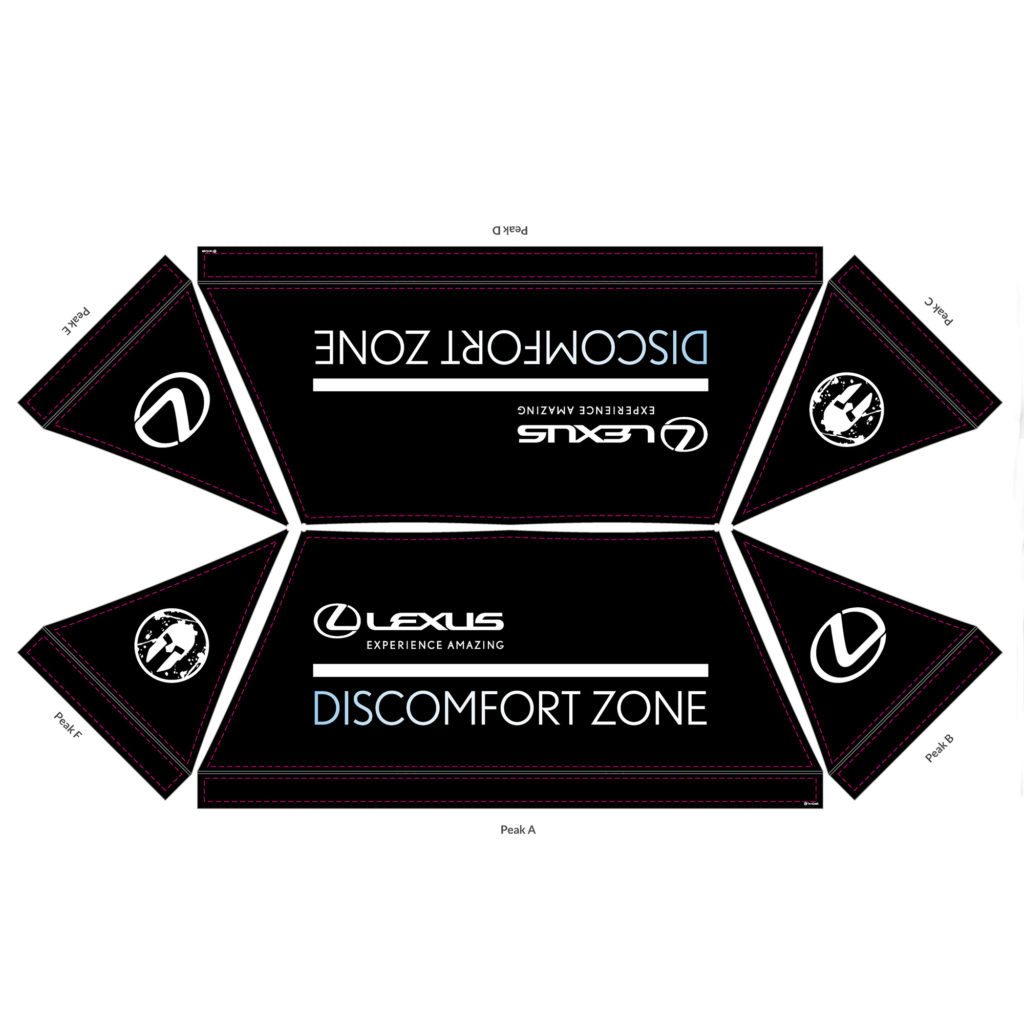 Lexus Discomfort Zone Tent At Spartan Races