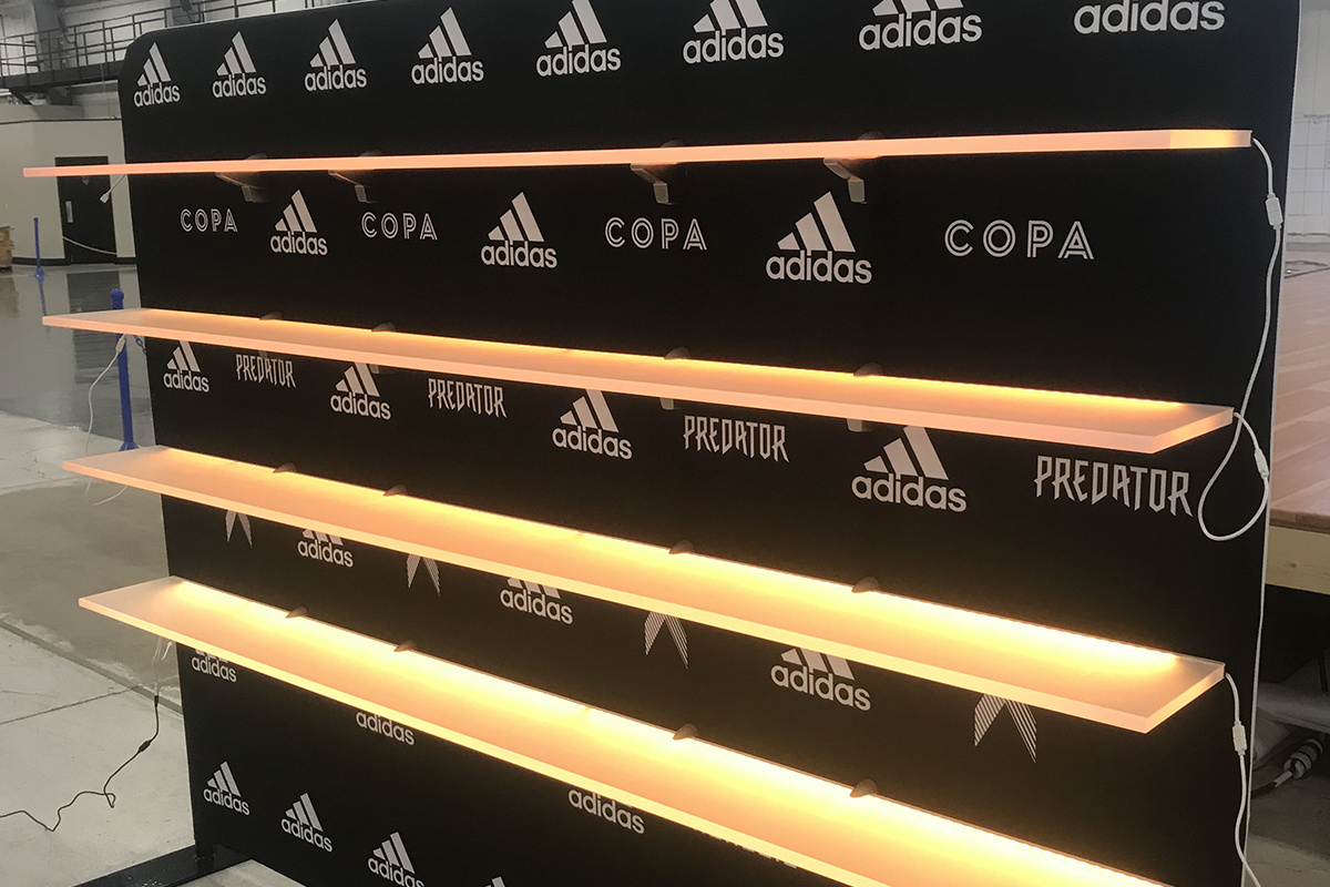 Soccer.com Custom Media Wall