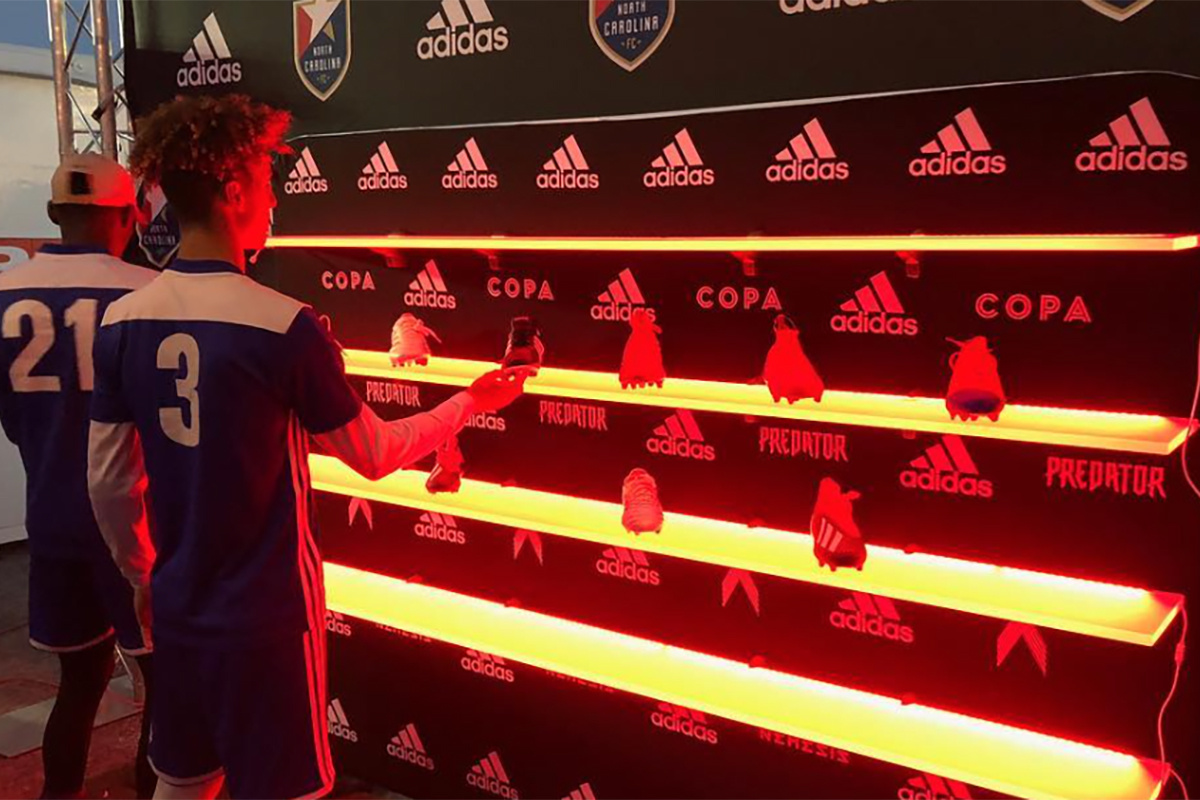 Soccer.com Custom Media Wall