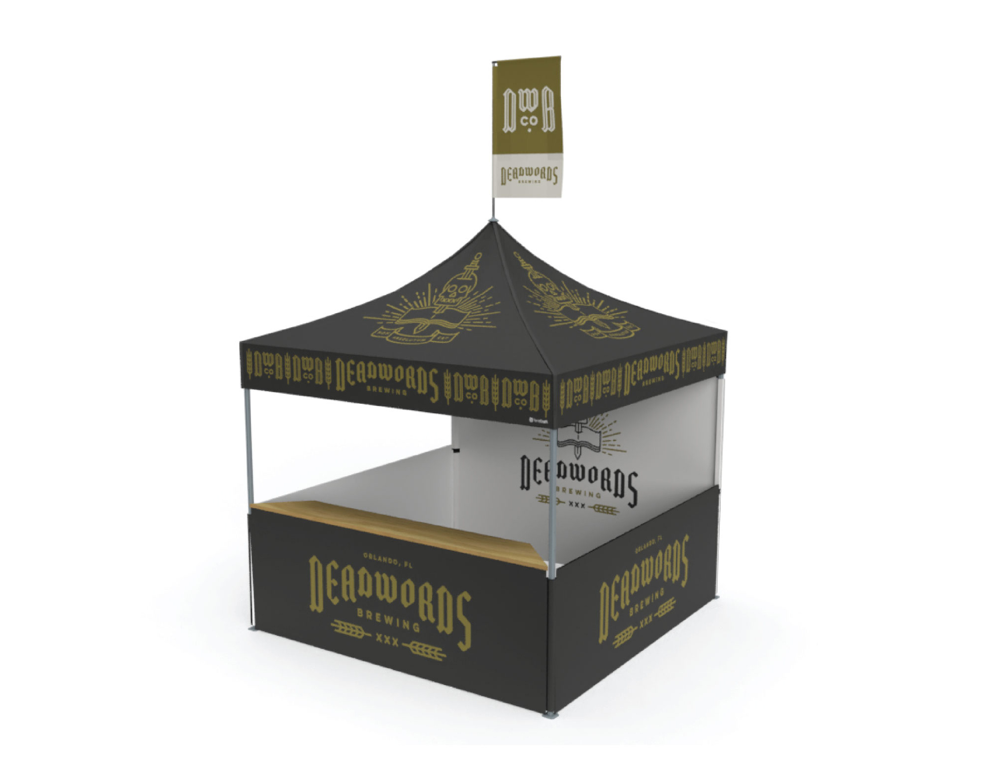 Deadwords Brewing Heavy Duty Sampling Tent