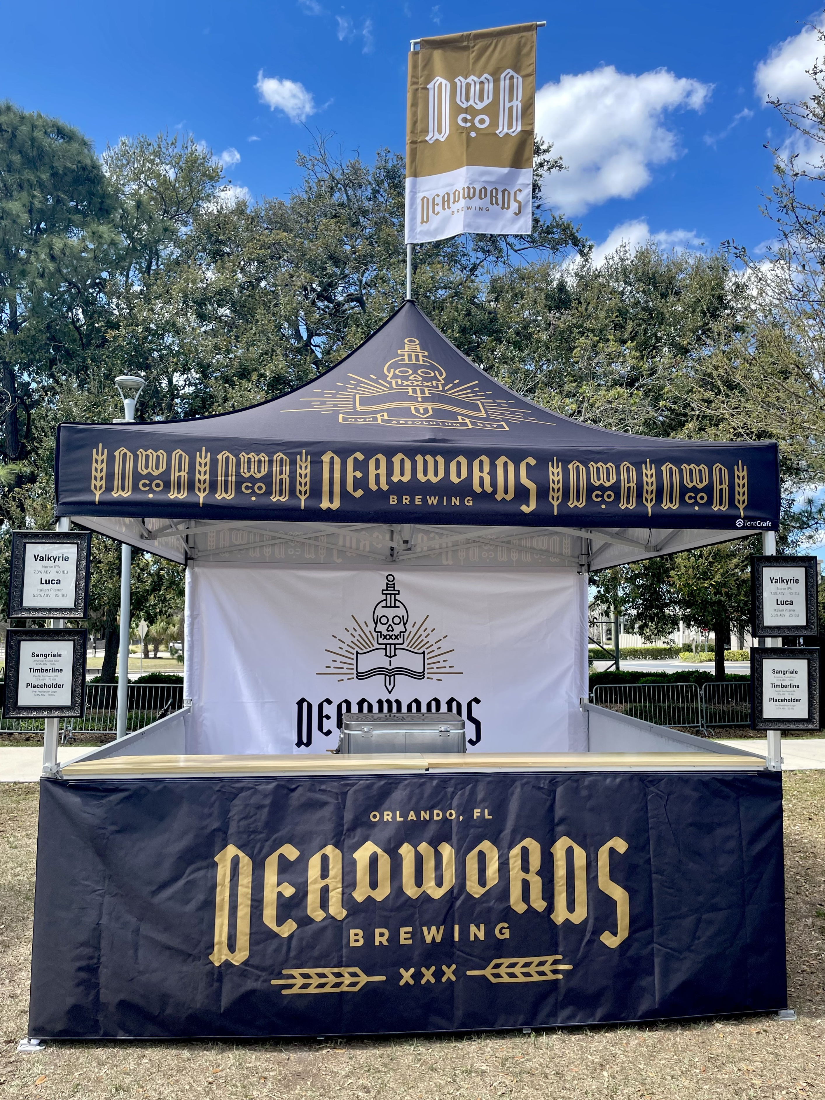 Deadwords Brewing Heavy Duty Sampling Tent