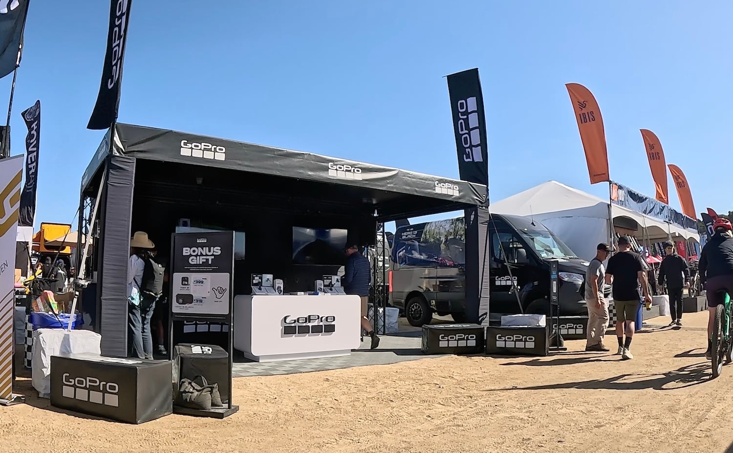 Custom 10x15 Truss Structure for GoPro at Sea Otter