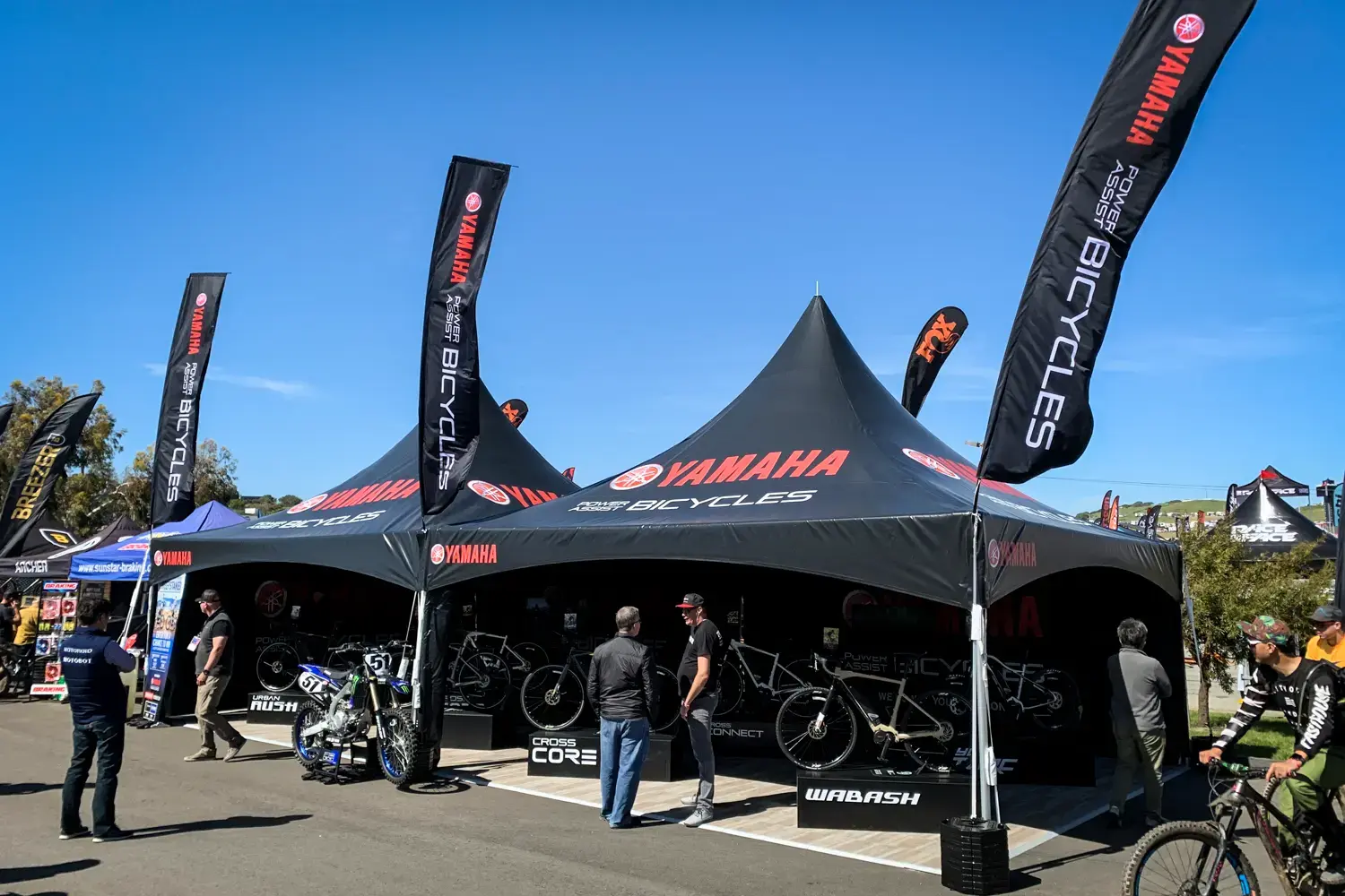 E-Series Frame Tent at the Sea Otter Classic