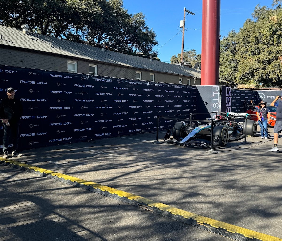 F1 Austin Fence Scrim, Custom-Printed F1 Austin Fence Scrim, Custom-Printed