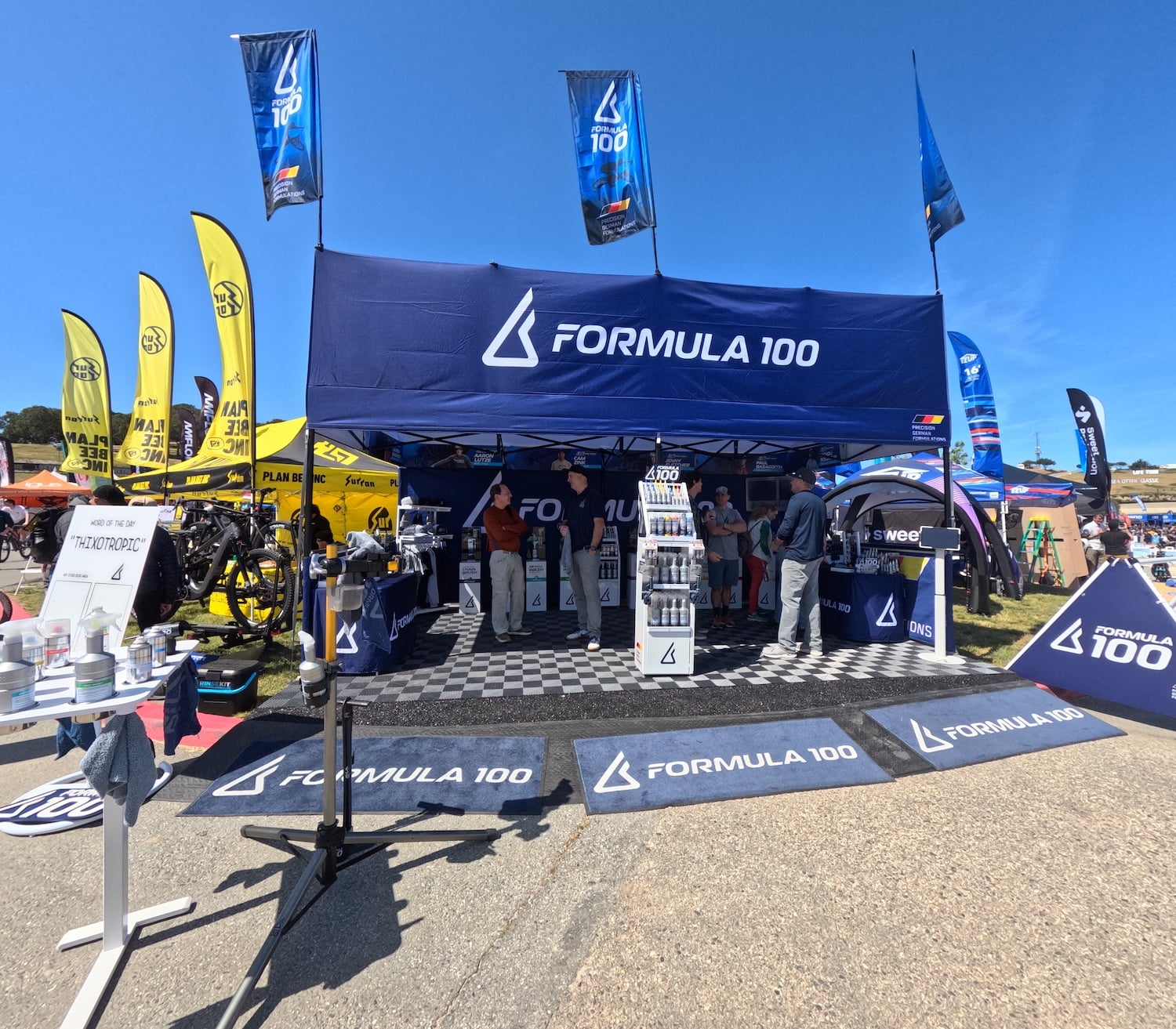 Formula 100 Pop Up Tent Activation at Sea Otter 2026