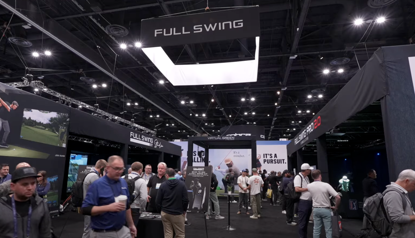 Full Swing Goes Big at the PGA Show  With a Custom Truss Rental by TentCraft