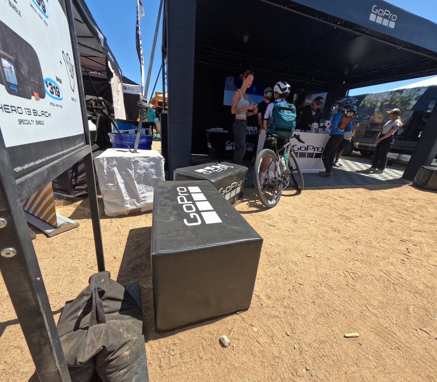 GoPro Covered Foam Blocks at Sea Otter 2026-1