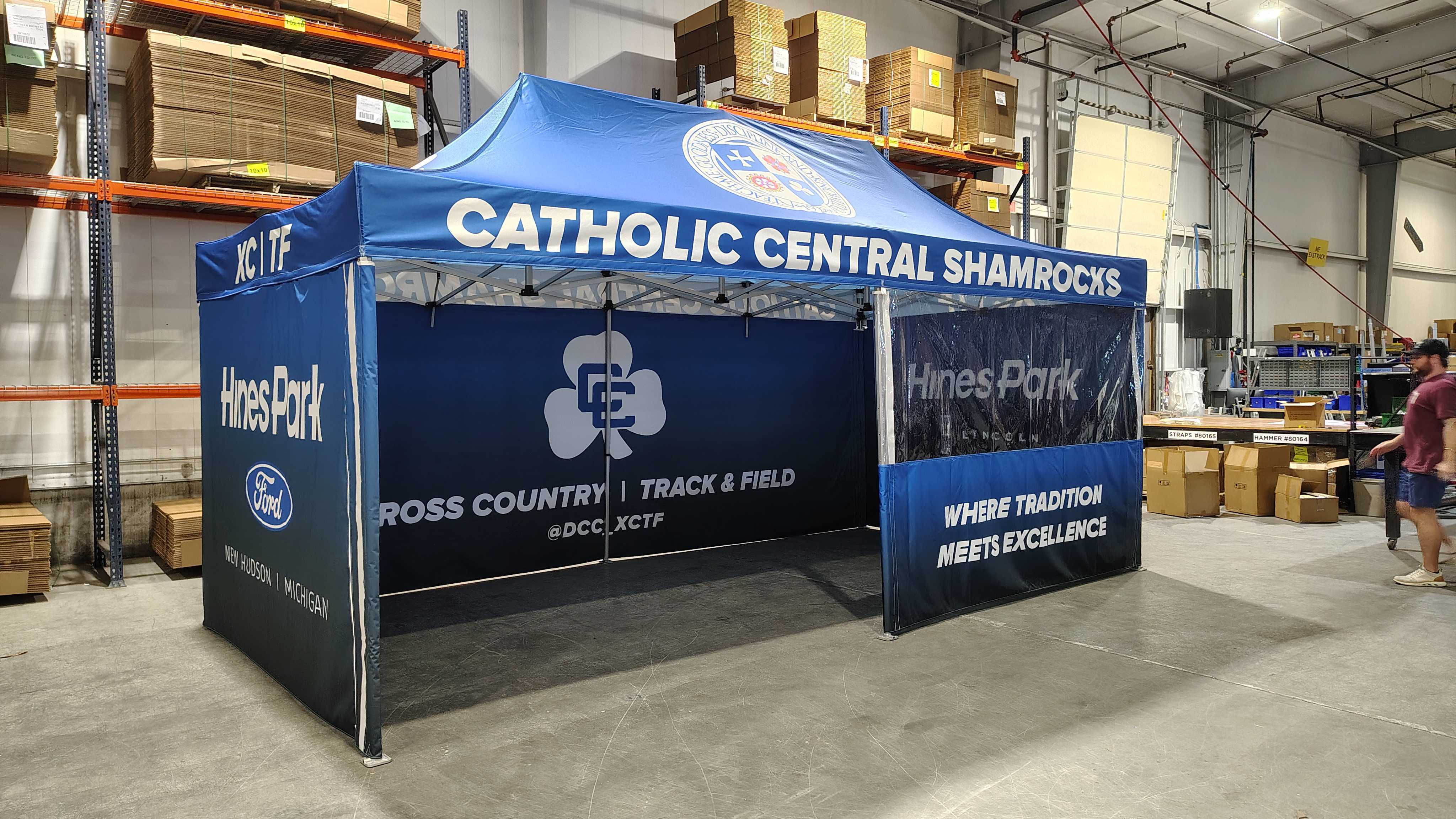 Detroit Catholic Central School Tent