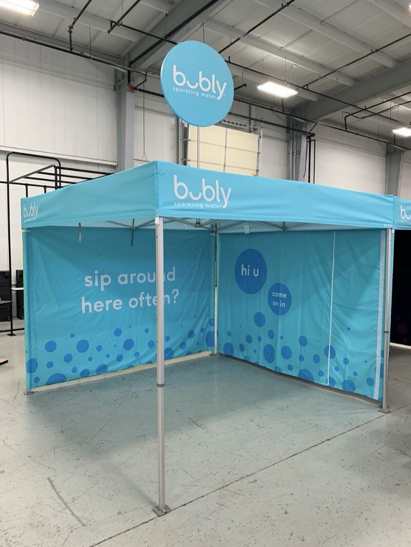 Flat Roof 10x10 Aluminum Pop-Up Tents