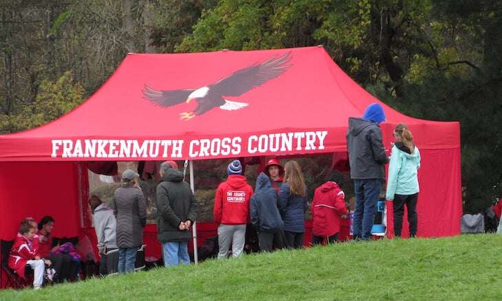 High School Cross Country Team Rethinks the Typical Pop Up Tent