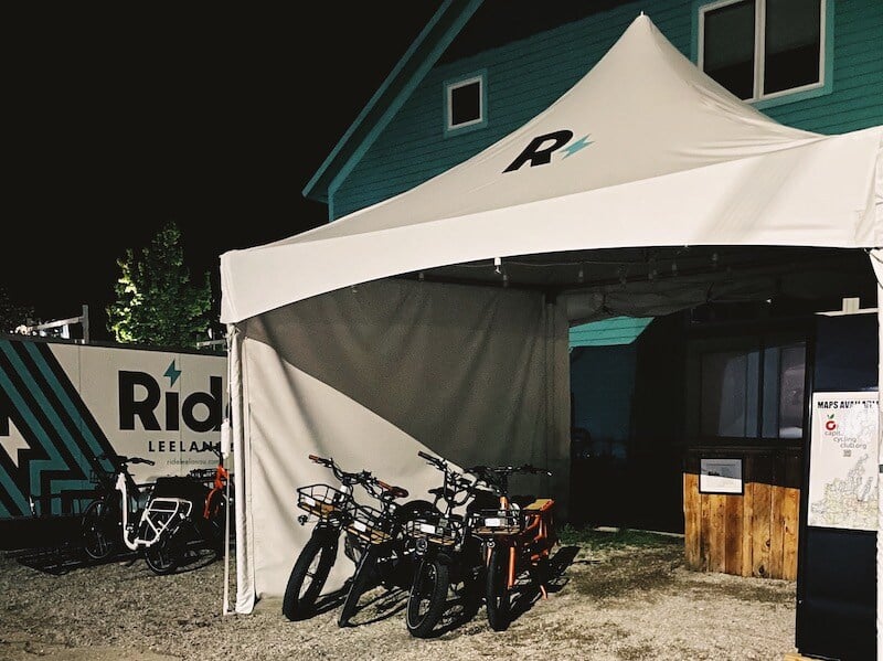 E-Bike Rental Business Relies on Custom Tents for Foot Traffic